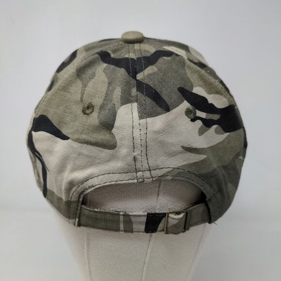 Unbranded Men's Slideback Camouflage Hat Adjustable Embroidered Flag Patriotic - Picture 5 of 6